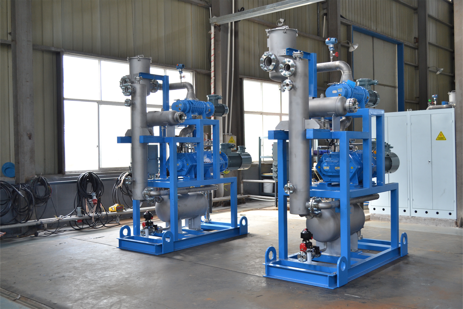 NSP Series Dry Screw Vacuum Pumps NES Company